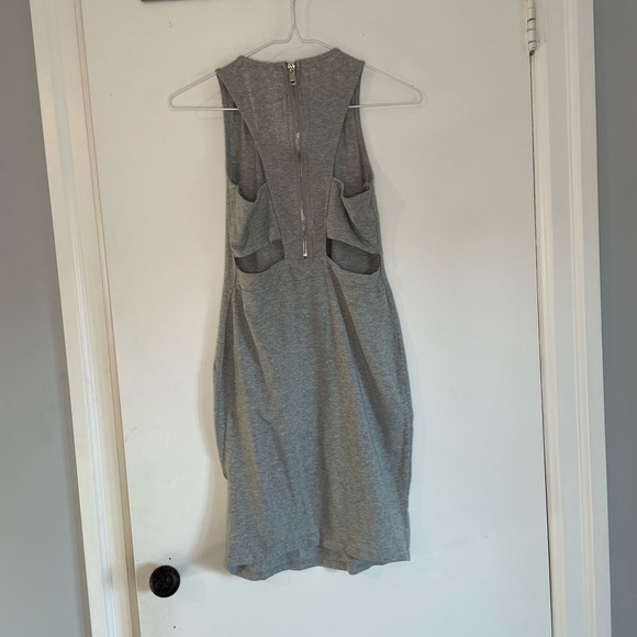 Vintage Dressing Fitted Grey Dress - Picture 2 of 5